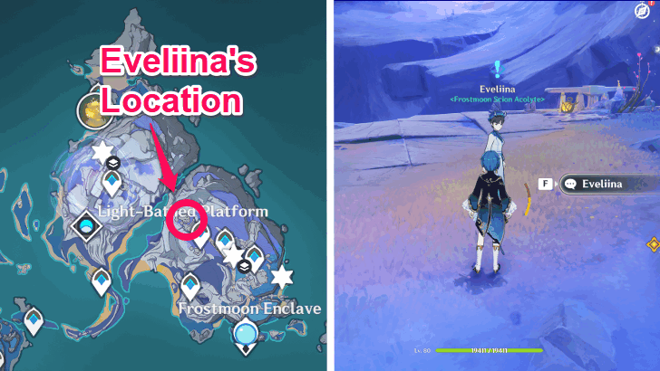 Get the Subquest Locations From Eveliina