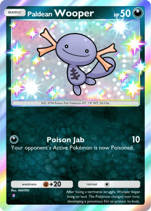 Pokemon TCG Pocket - A4a 100 Paldean Wooper