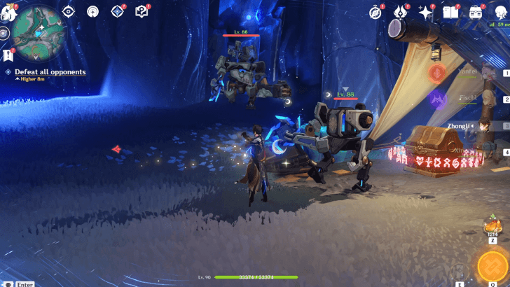 Genshin - Blues of the Old World - Defeat all Opponents