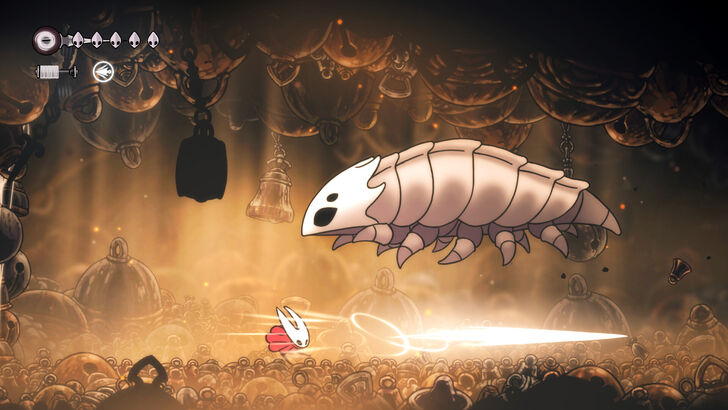Silksong boss fight screenshot