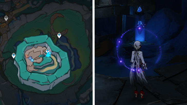 Genshin Impact - The Tale-Telling Heart - Underground Teleport Waypoint