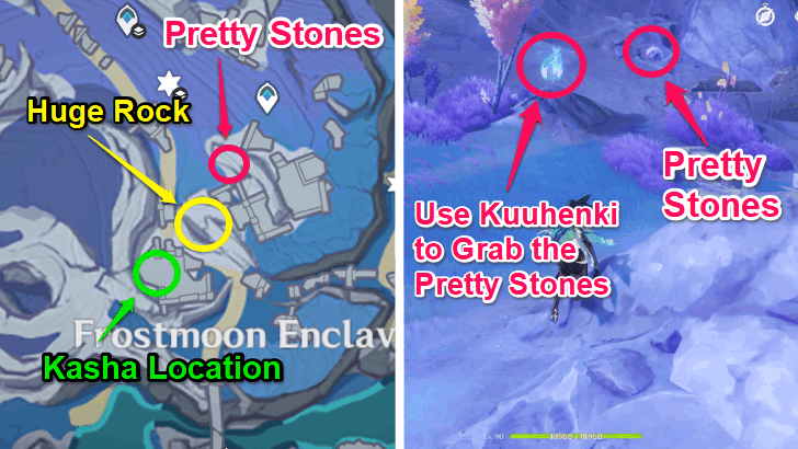 Find Pretty Stones Nearby