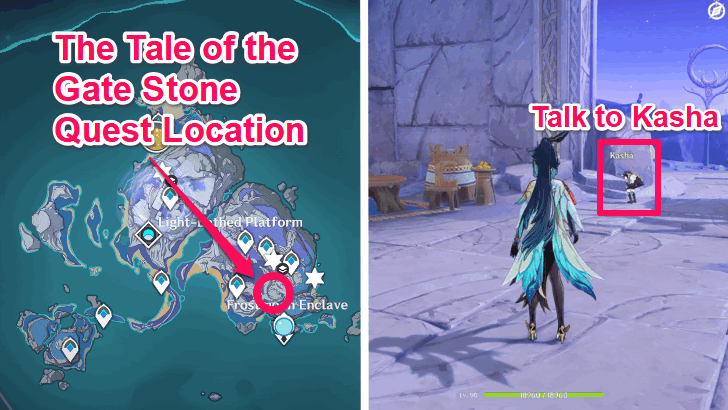 The Tale of the Gate Stone Quest Location