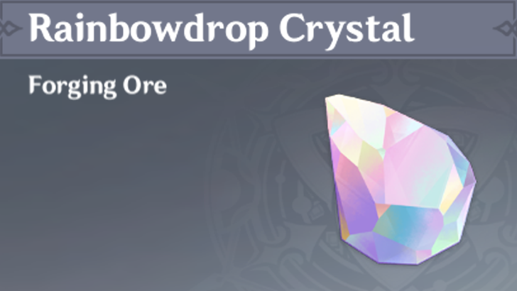 Genshin Impact - How to Get and Use Rainbowdrop Crystal