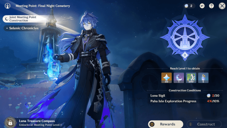 Genshin Impact - Unlock Final Night Cemetery Meeting Point