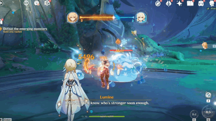 Genshin Impact - Defeat the Emerging Monsters