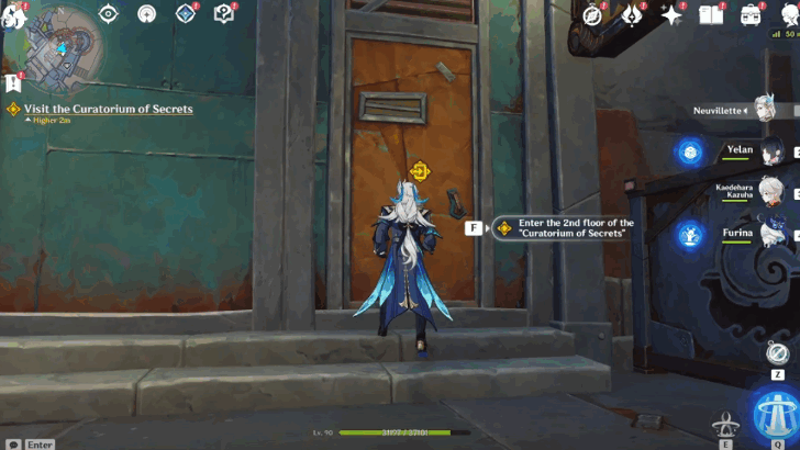 Genshin Impact - Visit the Curatorium of Secrets