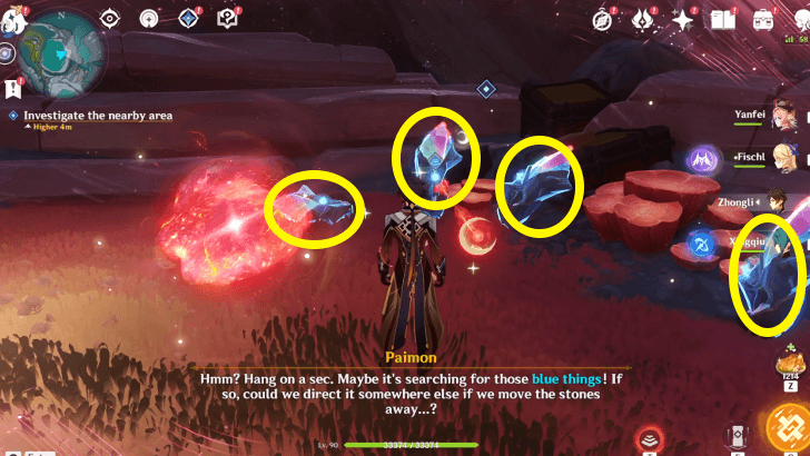Genshin - Crimson Cleansing - Investigate the Nearby Area