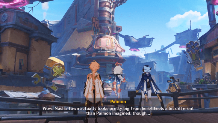 Genshin Impact Where the Moon Rises Familiarize Yourself With Nasha Town
