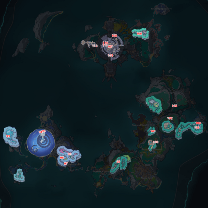 Lunoculus Underground Map