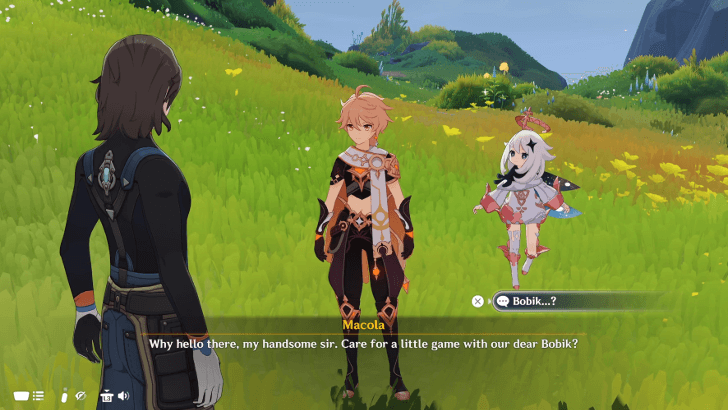 Talk to Anezka and Macola