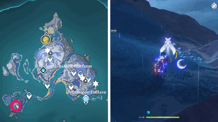 How to Find the Kuuhenki to Activate the Moon Mirror #1