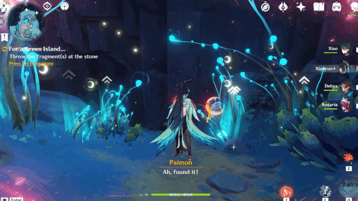 Enter the Cave and Search for Fragment(s)