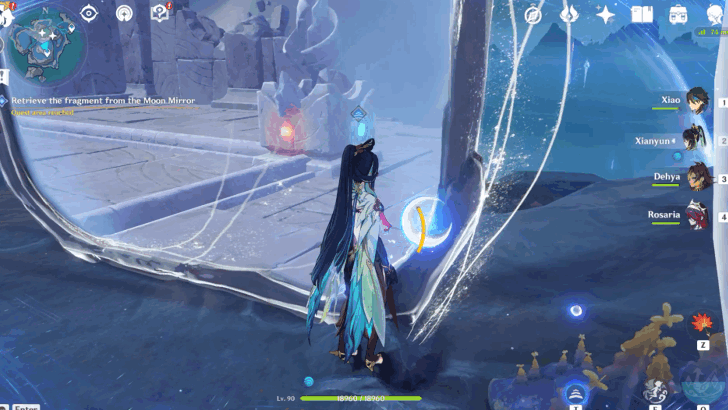 How to Retrieve the Fragment from the Moon Mirror 2