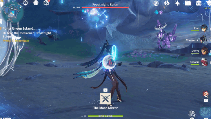 Defeat the Awakened Frostnight Scion