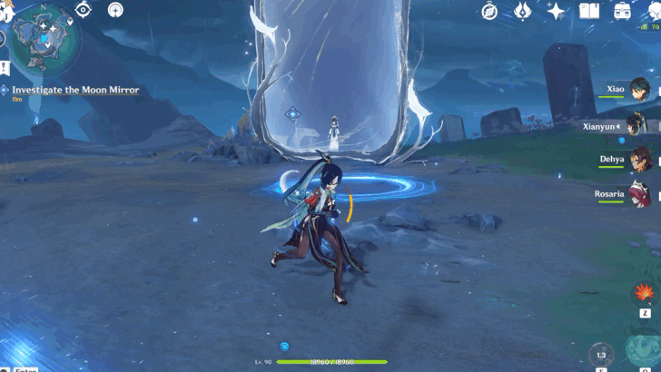 Investigate Moon Mirror