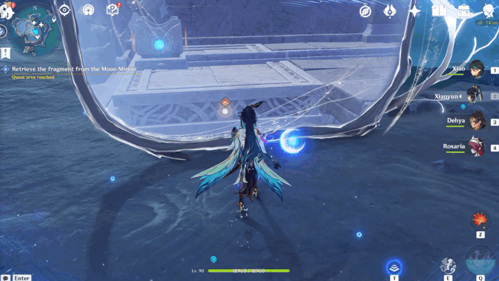 How to Retrieve the Fragment from the Moon Mirror 4