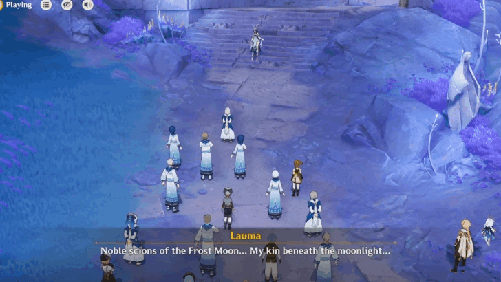 Genshin Impact - Accompany Lauma Back to Hiisi Island