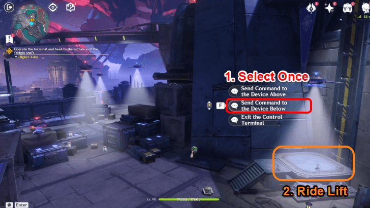 Genshin Impact In the Shadow of Night Operate the Drone Terminal 2