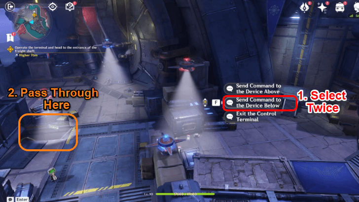 Genshin Impact In the Shadow of Night Operate the Drone Terminal 1