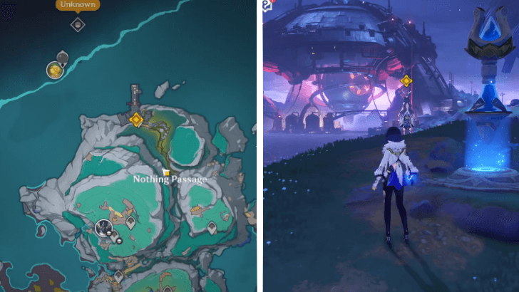 Genshin Impact In the Shadow of Night Head to the Meet-Up Point