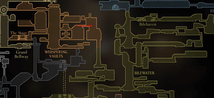 Bilewater Route from Whispering Vaults