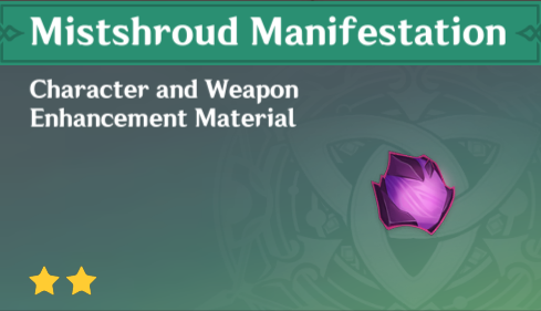 Genshin Impact - How to Get Mistshroud Manifestation and Effects