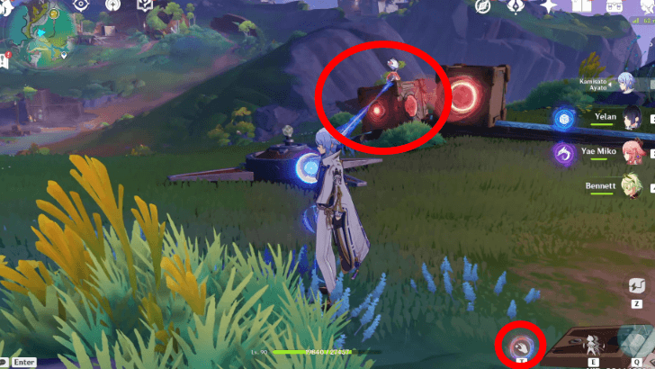 Genshin - Barrowmoss Barrens Robot 6 to 8 Kuuvahki Object