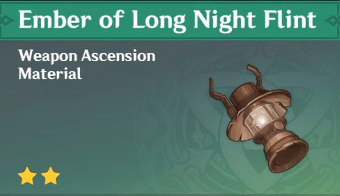 Genshin Impact - How to Get Ember of Long Night Flint and Effects