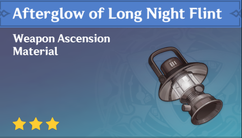 Genshin Impact - How to Get Afterglow of Long Night Flint and Effects
