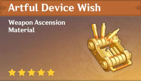 Genshin Impact - How to Get Artful Device Wish and Effects