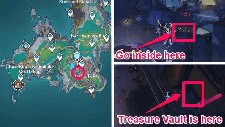 Lempo Isle Evermoon Seal Treasure Vault Location