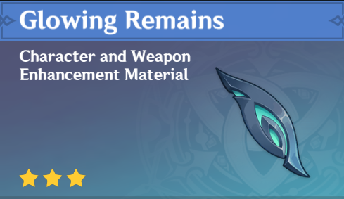 Genshin Impact - How to Get Glowing Remains and Effects