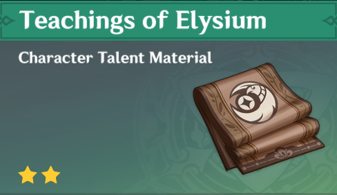 Genshin Impact - How to Get Teachings of Elysium and Effects