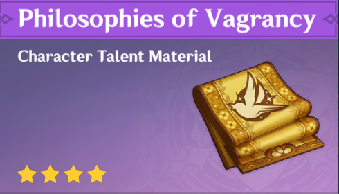 Genshin Impact - How to Get Philosophies of Vagrancy and Effects