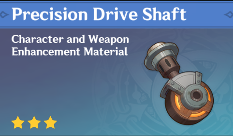 Genshin Impact - How to Get Precision Drive Shaft and Effects
