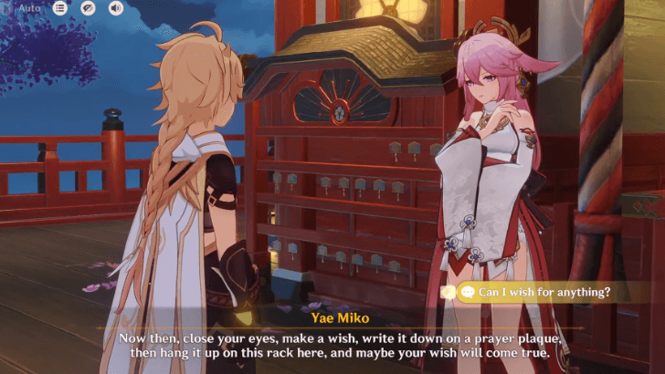 Genshin Impact Yae Miko in the Grand Narukami Shrine