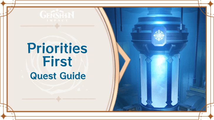 Genshin Impact - Priorities First World Quest Guide