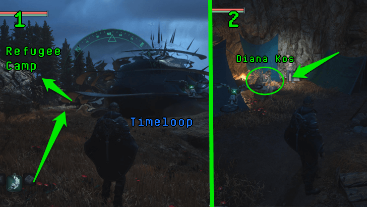 Hell is Us - Go to past the Timeloop and keep going north to reach the refugee camp