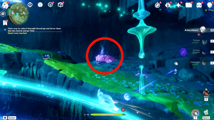 Genshin Impact - Whisper Beneath the Waves - Kuuvahki Dewdrops puzzle 1.1