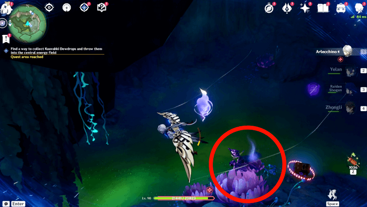 Genshin Impact - Whisper Beneath the Waves - Kuuvahki Dewdrops puzzle 1.3