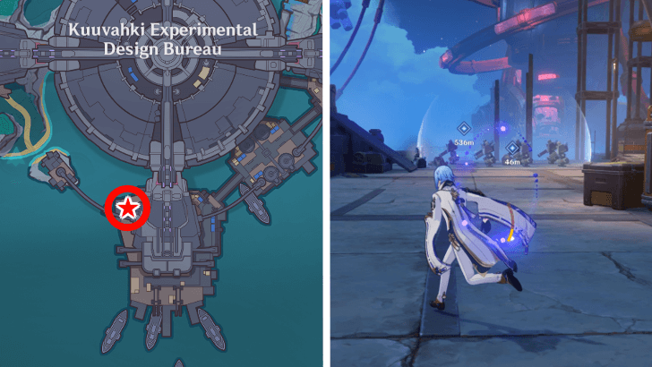 Go to the First Marked Location