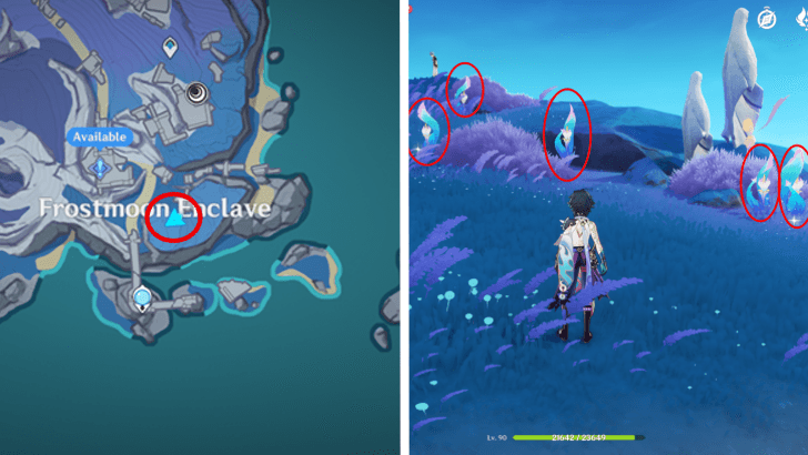 Genshin - Frostlamp Flower