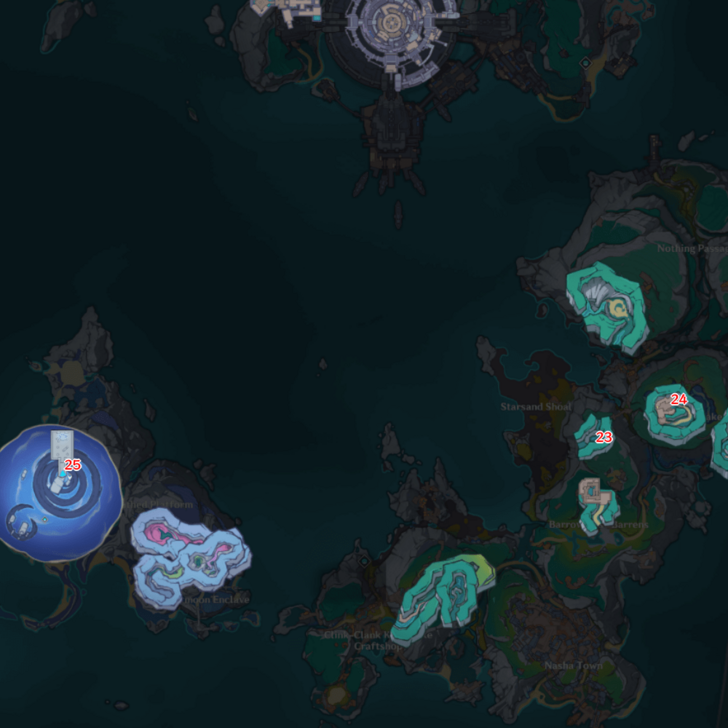 Genshin - Nod-Krai Luna I Remarkable Chests Map Underground