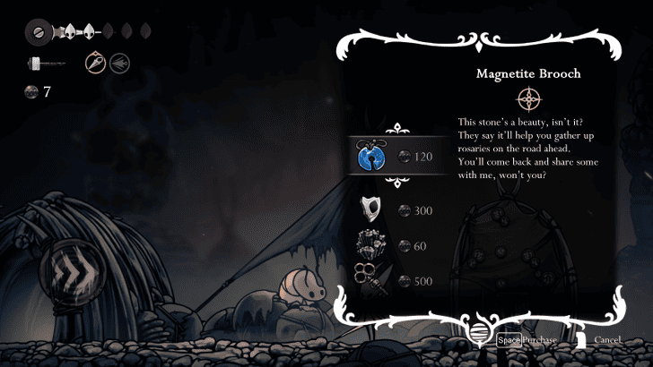 Silksong - Merchants Sell Wares