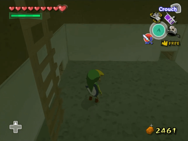 Enter the Hole on the Wall Without a Ladder