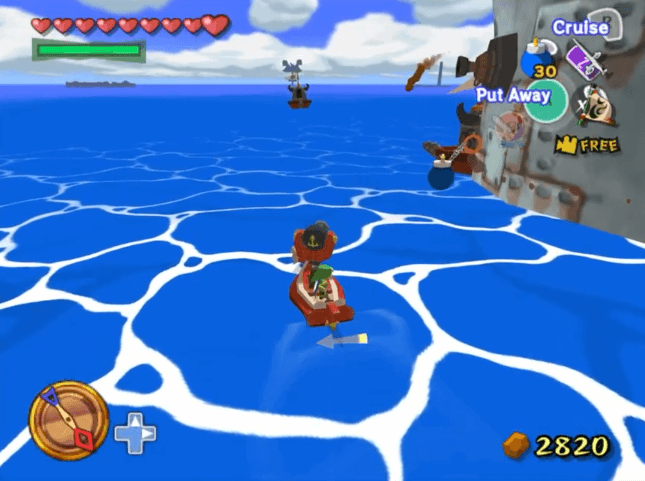 Destroy the Warship at the Entrance