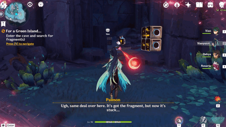 How to Enter the Cave and Search for Fragment 5