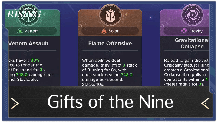 Destiny Rising - Gifts of the Nine
