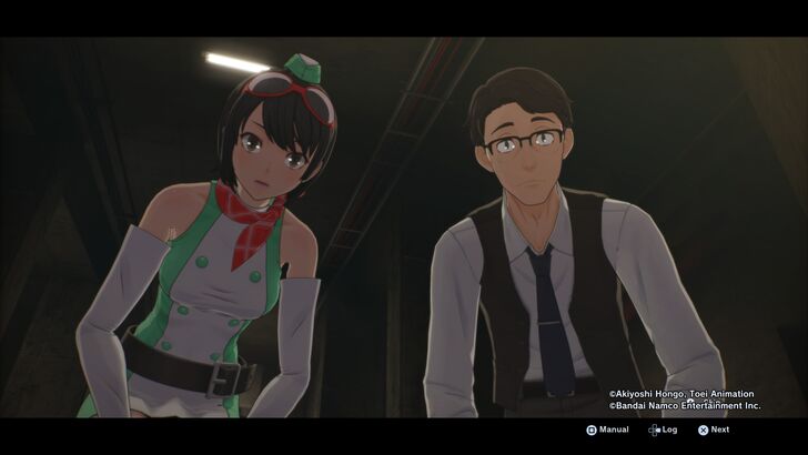 Digimon Story: Time Stranger Protagonist and Man with Glasses